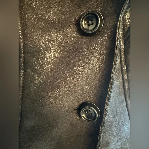 Soya & Kyo Black Faux Shearling Moto Jacket - Size XS - Picture 5 of 9